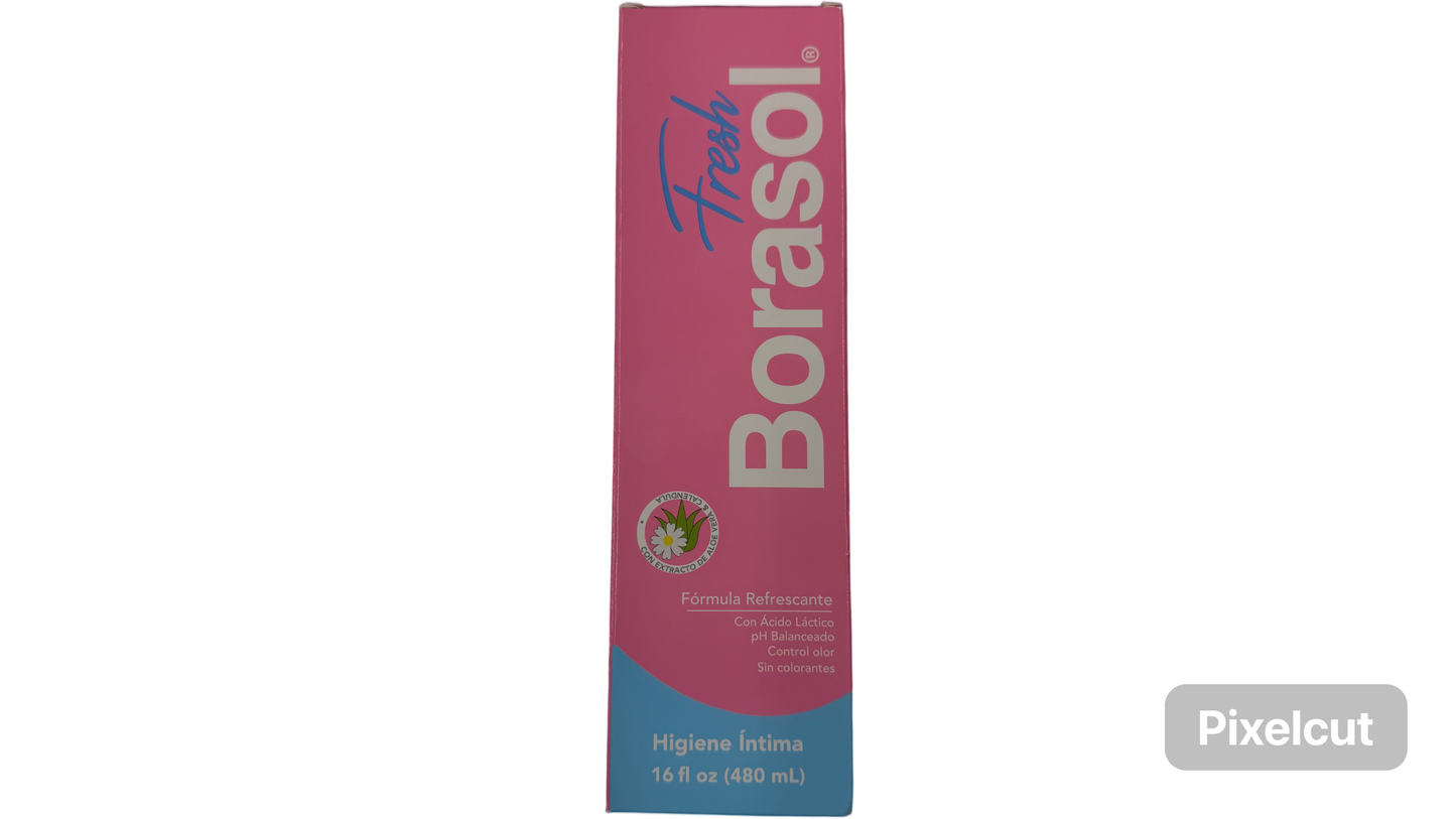 Borasol Fresh 16 oz. Hydrating and Soothing Gel for Intimate Health with Aloe Vera Feminine Care, Odor Contr...