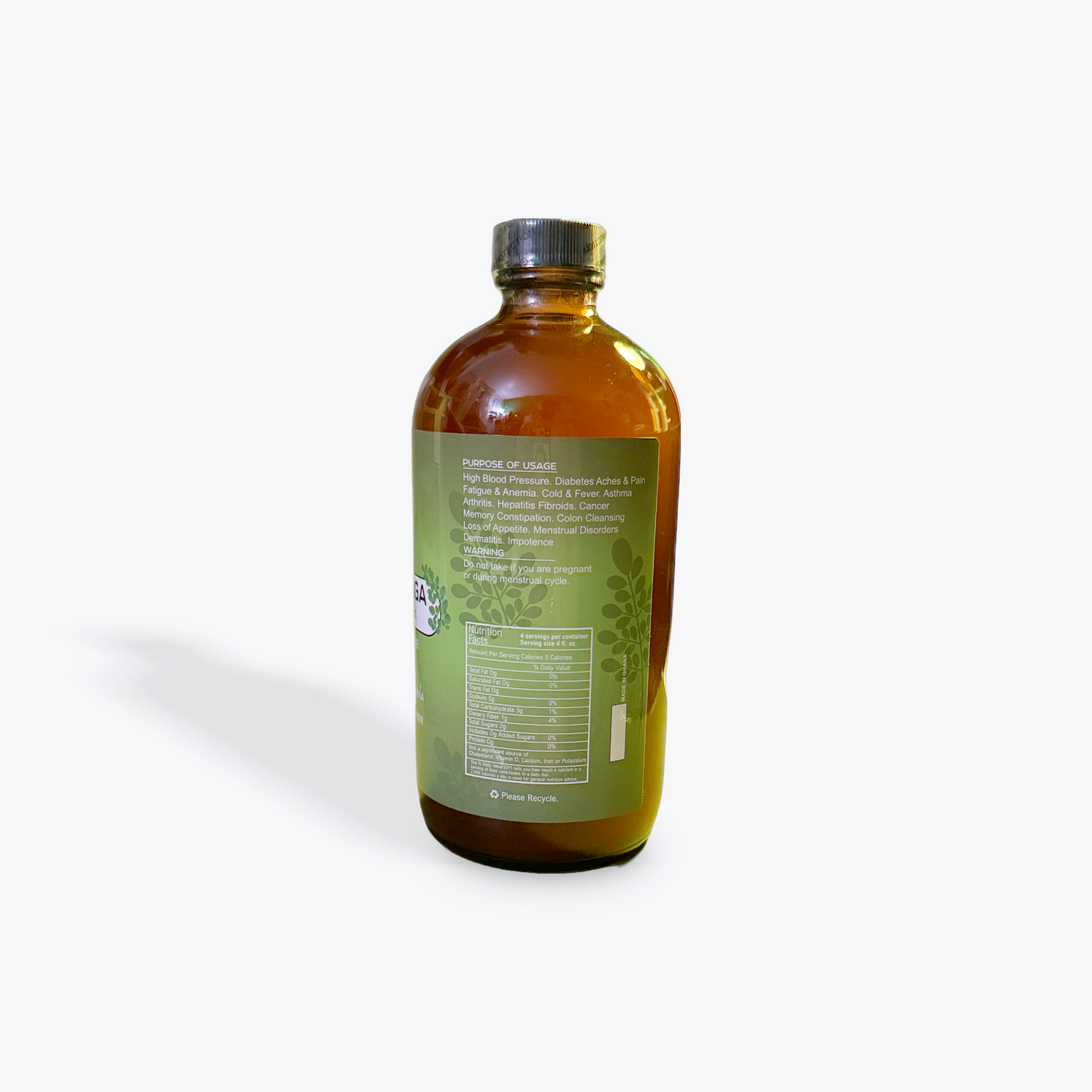 Mandingo Moringa Living Bitters 16oz