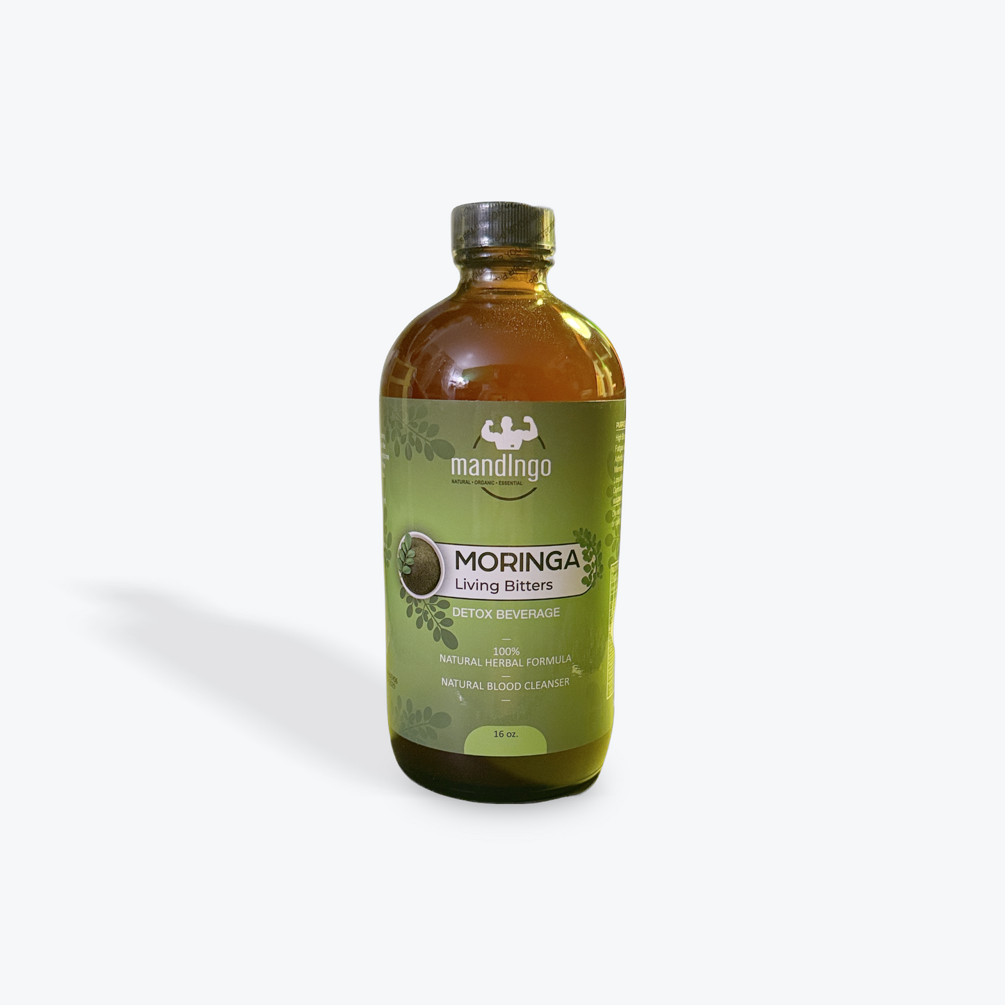 Mandingo Moringa Living Bitters 16oz