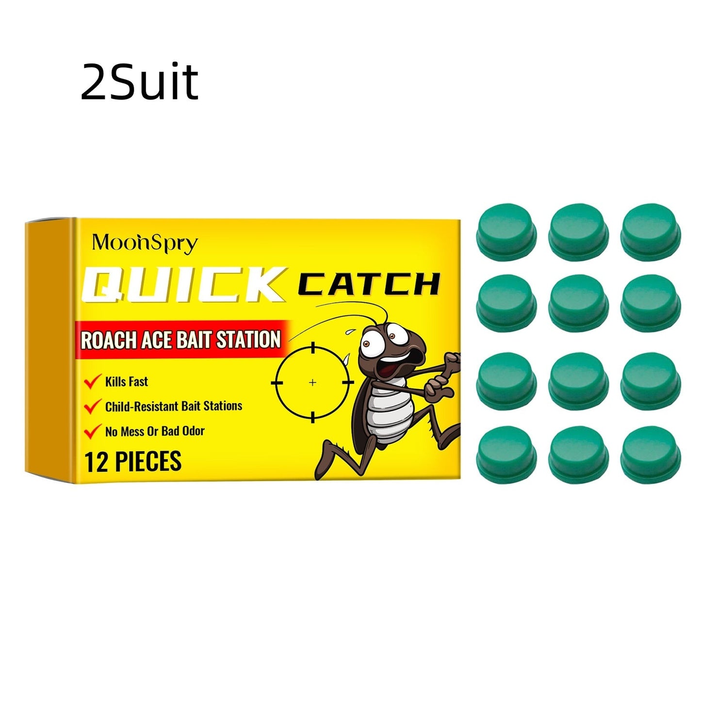 Cockroach Killer Sticker for Roach Control - Home Living Room And Kitchen Cockroach Bait Gel - SHINEBOX